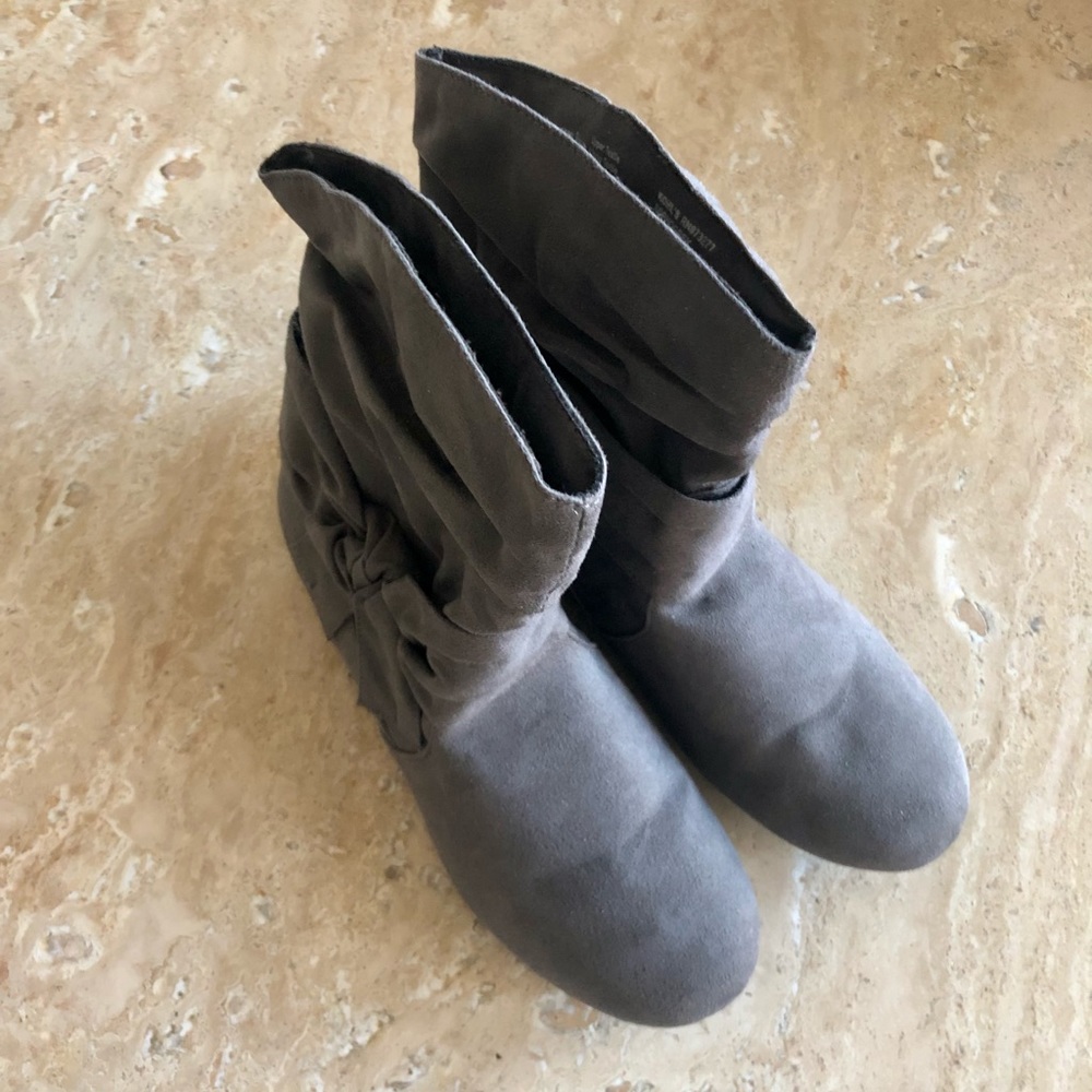 So Sorho Grey Faux-Suede Boots - Size 9 (NWT) - Picture 4 of 10